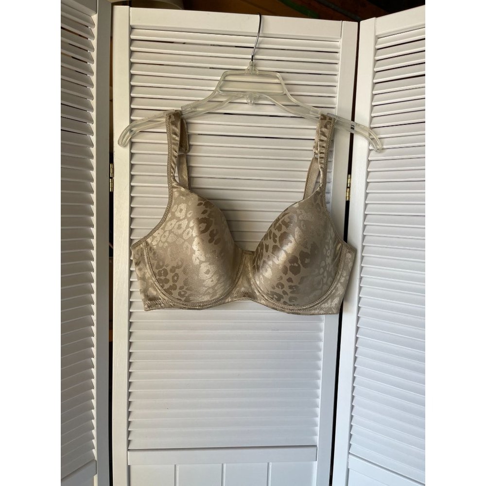 Women's Delta Burke Bra Size 38 D Animal Print